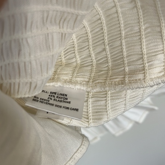 Gianni Bini Tally LS Square Neck Smocked Mini Dress - Picture 7 of 8